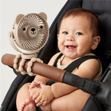 Itzy Breeze 3-Speed Stroller Fan- Theo the Bear by Itzy Ritzy