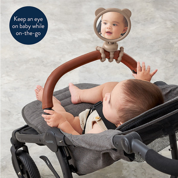 Itzy Peek Stroller Mirror- Theo the Bear by Itzy Ritzy