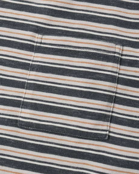 Relaxed Long Sleeve Tee || Blue Stripe by Rylee + Cru
