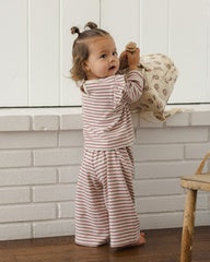 Ruffle Cozy Set || Mulberry Stripe by Quincy Mae