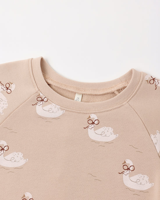 Raglan Dress || Swans by Rylee + Cru