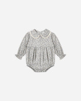 Cora Romper || Slate Floral by Rylee + Cru