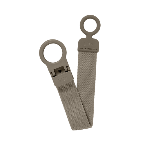 Pacifier Clip Loop- Dark Oak by Bibs