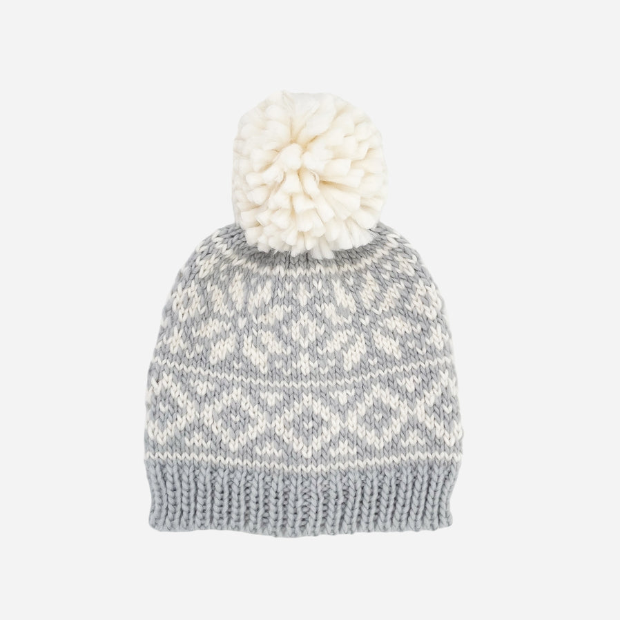 Snowflake Hat, Grey | Holiday by The Blueberry Hill