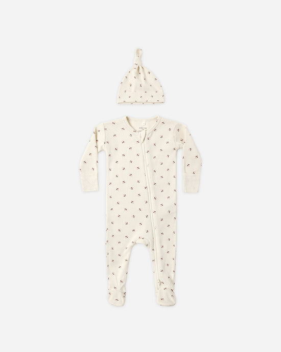 Waffle Sleep Set || Fall Ditsy by Quincy Mae