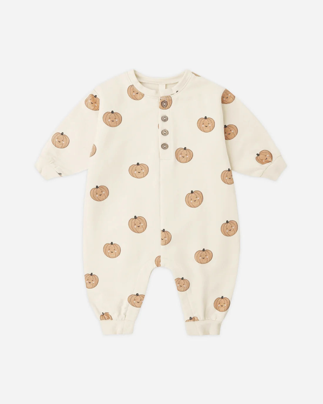 Relaxed Fleece Jumpsuit || Pumpkins by Quincy Mae