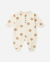 Relaxed Fleece Jumpsuit || Pumpkins by Quincy Mae
