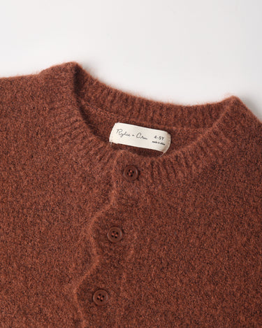 Scallop Cardigan || Brick by Rylee + Cru