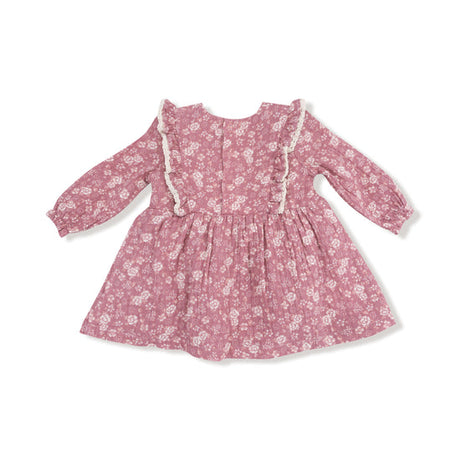 Ruffle Long Sleeve Bubble w/ Skirt- Bandana Floral by Angel Dear