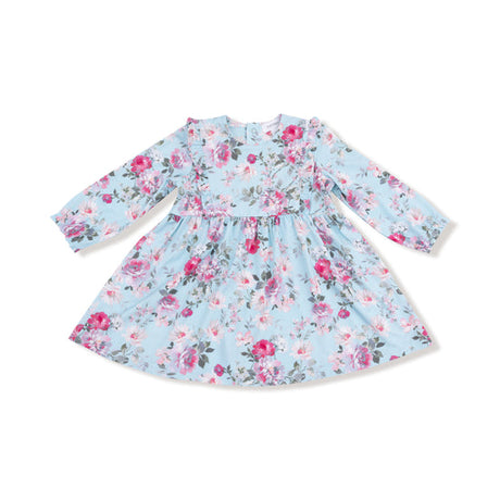 Ruffle L/S Dress + Legging- Charlotte Floral by Angel Dear