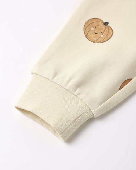 Relaxed Fleece Sweatpant || Pumpkins by Quincy Mae