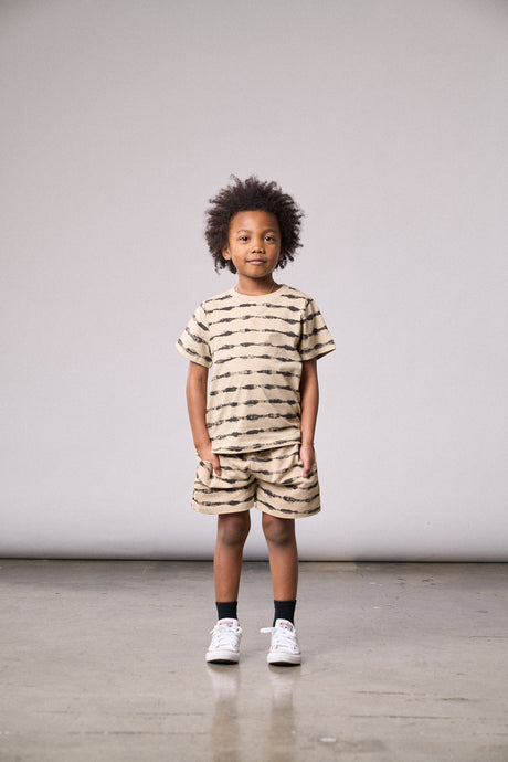 Static Stripe Short by Little Bipsy