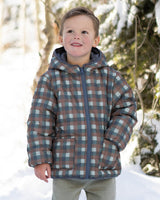 Lightweight Reversible Puffer || Midnight Check by Rylee + Cru