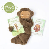 Bigfoot's Self Esteem Plush Snuggler Set- w/ 2 Books by Slumberkins