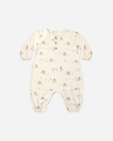 Henley Bubble Jumpsuit || Turkey by Quincy Mae