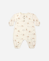 Henley Bubble Jumpsuit || Turkey by Quincy Mae