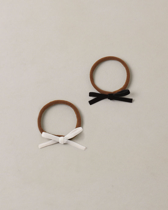 Baby Bow Headbands || Black, Ivory by Noralee