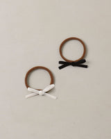 Baby Bow Headbands || Black, Ivory by Noralee