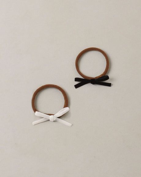 Baby Bow Headbands || Black, Ivory by Noralee