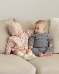 Knit Bonnet || Dusty Rose Speckle by Quincy Mae