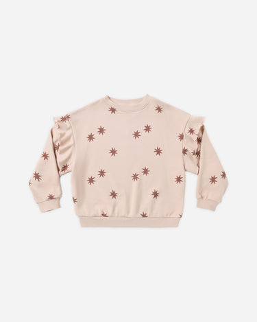 Ruffle Sweatshirt || Clay Stars by Rylee + Cru