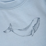 Short Sleeve Tee - Blue Whale by En Fant