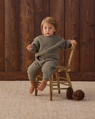 Chunky Knit Sweater || Spruce by Quincy Mae