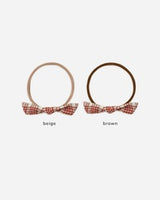 Little Knot Headband || Vintage Plaid by Rylee + Cru