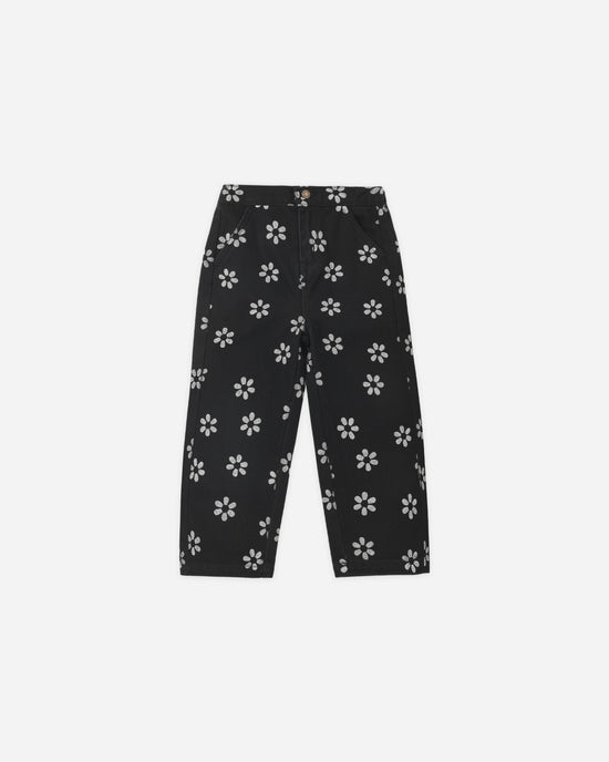 Dove Pant || Black Daisy by Rylee + Cru