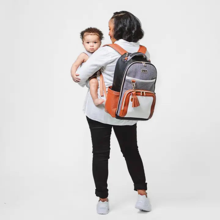 Coffee and Cream Boss Plus™ Backpack Diaper Bag by Itzy Ritzy