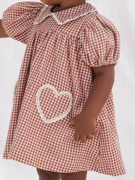 Coraline Dress || Red Gingham by Quincy Mae