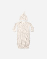 Bamboo Baby Gown + Hat Set || Bloom by Quincy Mae