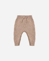 Knit Pant || Heathered Almond by Quincy Mae