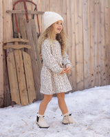 Tate Dress || Blue Leopard by Rylee + Cru