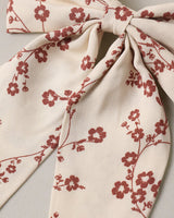 Everly Bow || Floral Toile by Noralee