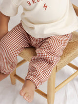 Luca Pant || Red Gingham by Quincy Mae