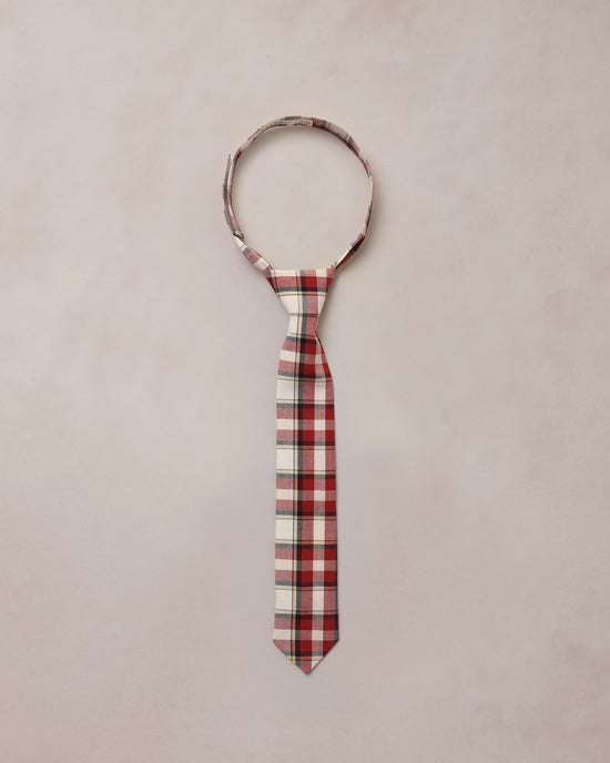 Skinny Tie || Holiday Tartan by Noralee