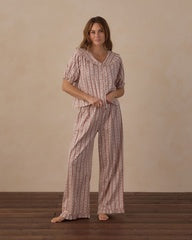 Women's Ruffle Pajamas || Candy Cane Lane by Rylee + Cru