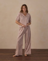 Women's Ruffle Pajamas || Candy Cane Lane by Rylee + Cru