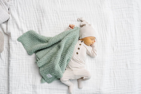 Chenille Blanket- Sage - Mini/Lovey by Lou Lou & Company