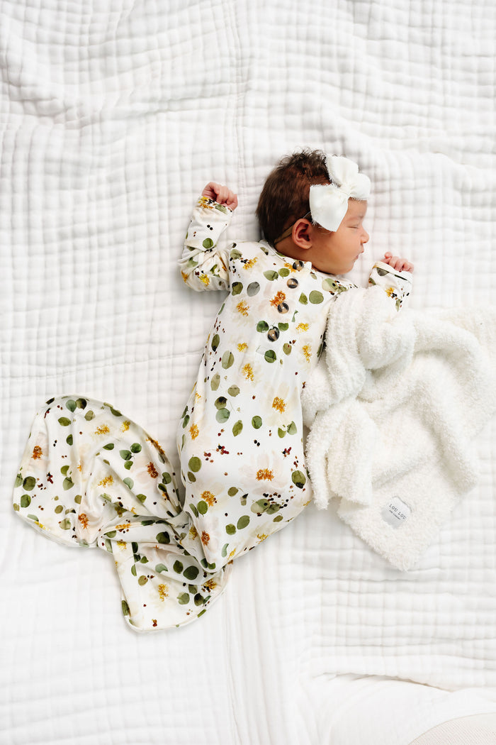 Chenille Blanket- White - Mini/Lovey by Lou Lou & Company
