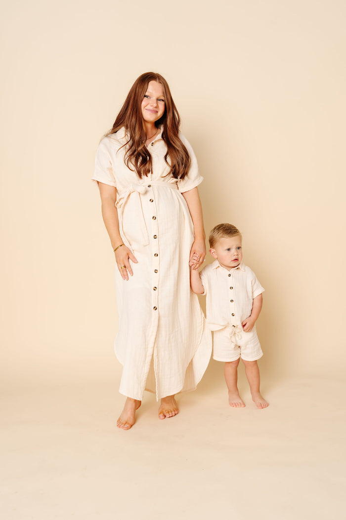 The Everyday Dress -Cream by Lou Lou & Company