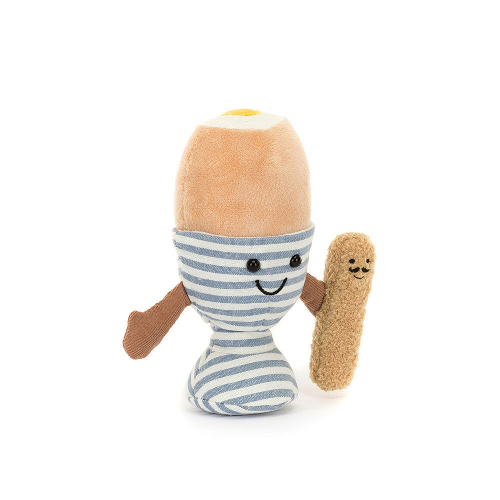 Amuseables Eggetha Egg & Lance Soldier by Jellycat
