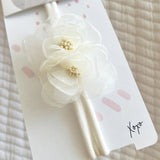 Mini Magnolia Skinny- Ivory by Baby Bling