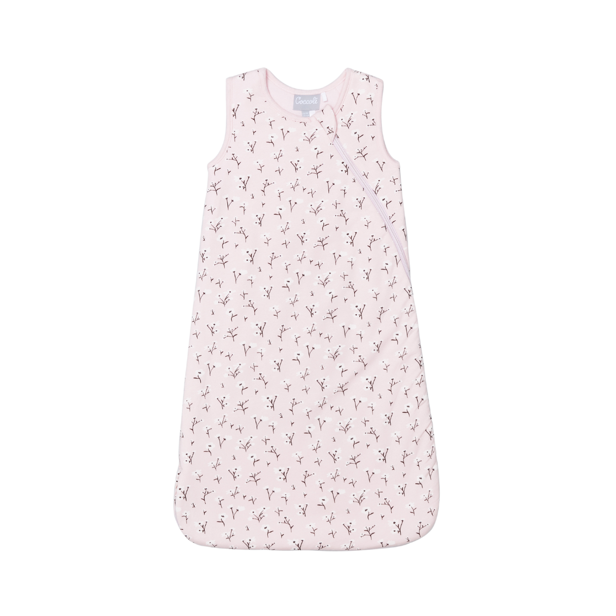 Infant Girl Modal 1.5 Togs Sleepsack in Pink Floral by Coccoli