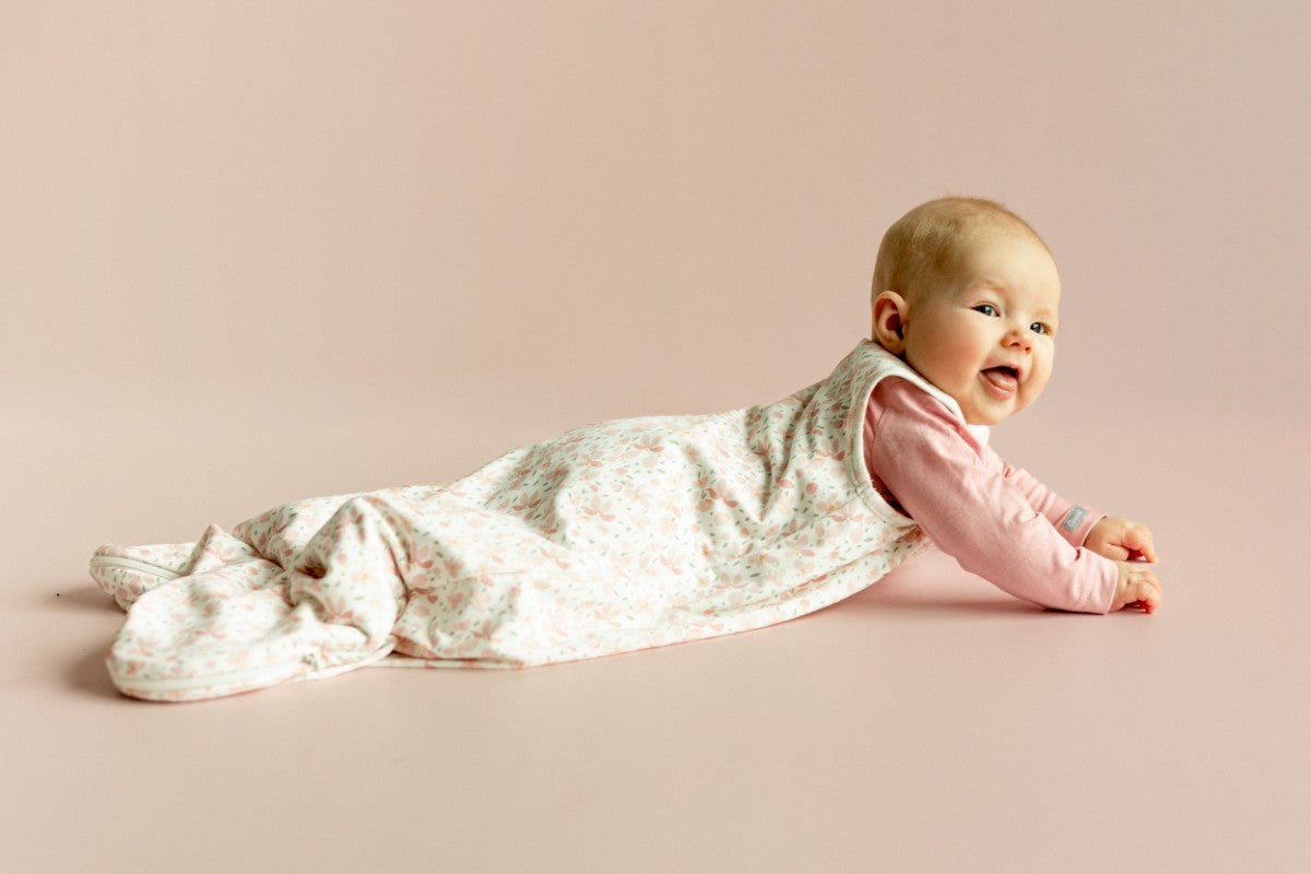 Girls 1.5 TOG Sleepsack- Floral on Cream by Coccoli