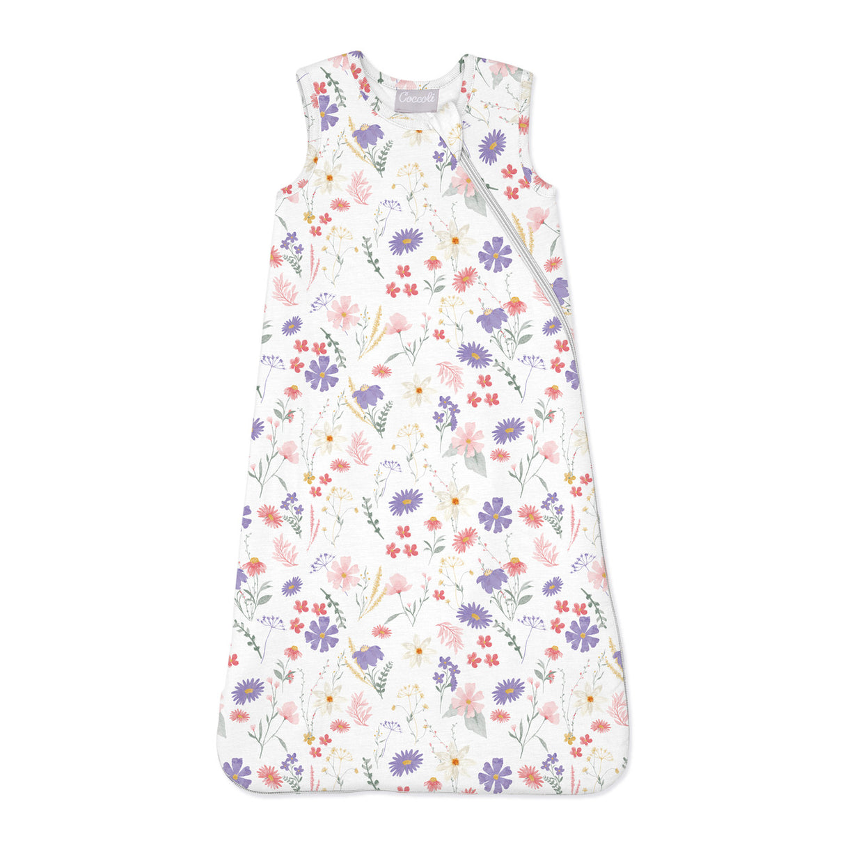 Girls 1.5 TOG Sleepsack- Flowers on Cream by Coccoli