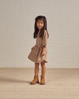 eleni dress || cedar pinstripe by Rylee + Cru