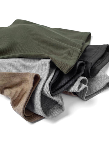 Ribbed Biker Short - Charcoal by Little Bipsy