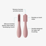 Baby-Led™ Toothbrush- Blush by ezpz